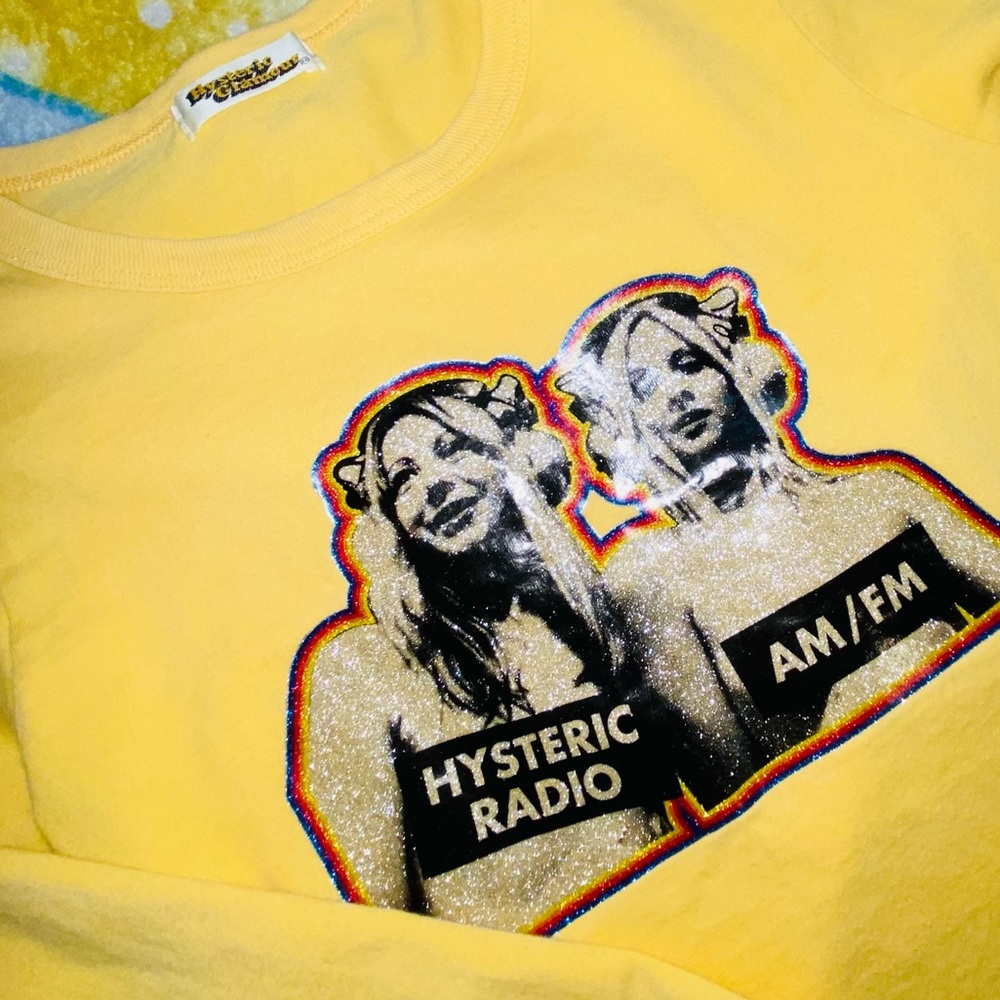 Hysteric Glamour Vintage 3/4 Quarter Sleeve Tee